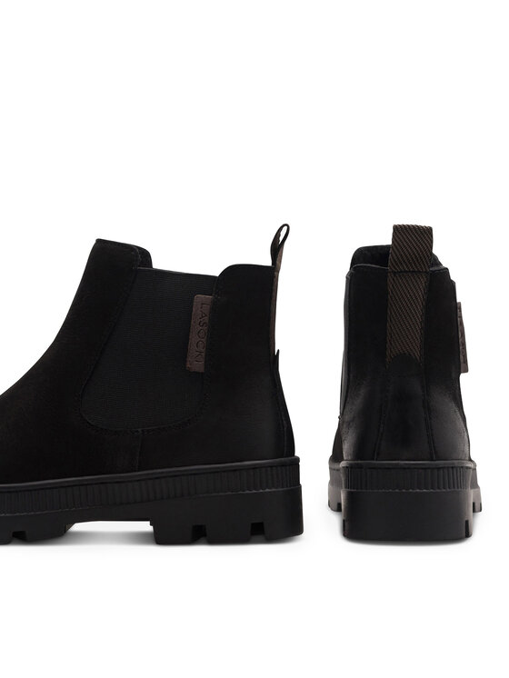 Lasocki Kotníková obuv s elastickým prvkem Lasocki CEO-WI23-PUSZAN-01 Černá