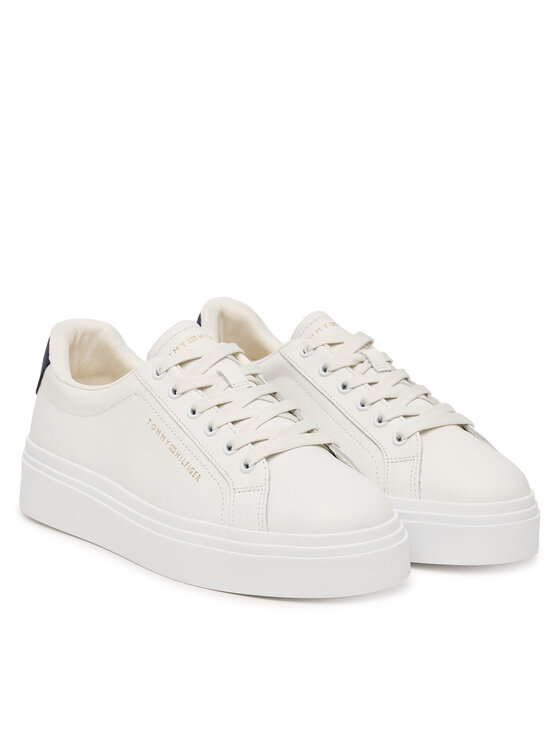 Tommy Hilfiger Sneakers Tommy Hilfiger Chic Cupsole FW0FW09107 Écru