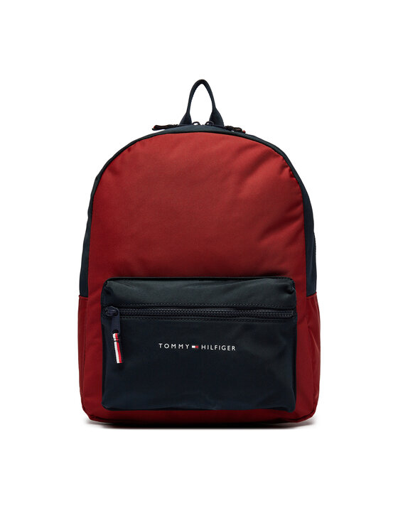Tommy Hilfiger Rucsac Tommy Hilfiger Essential Colorblock Backpack AU0AU01917 Roșu