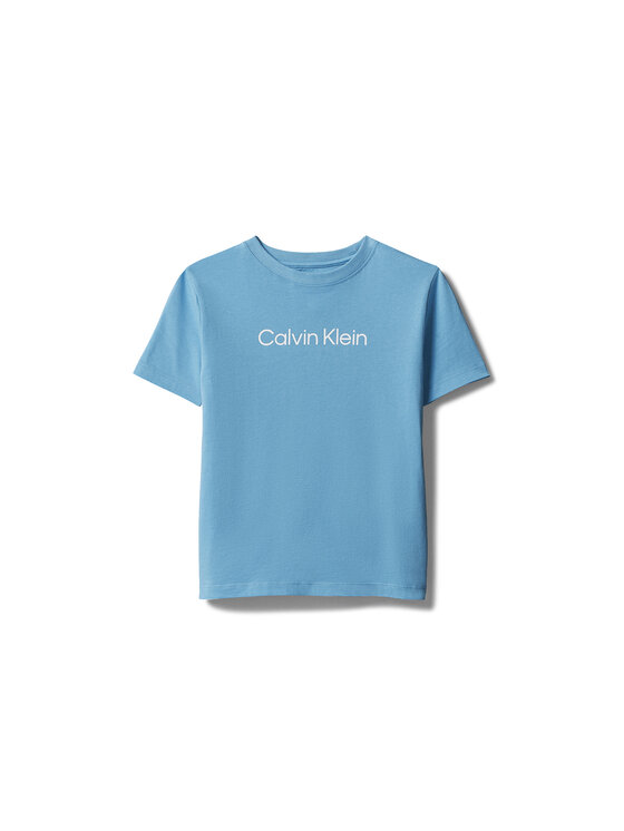 Calvin Klein Jeans Calvin Klein Jeans Camiseta Inst Logo LV1CKSJA29 Azul Regular Fit