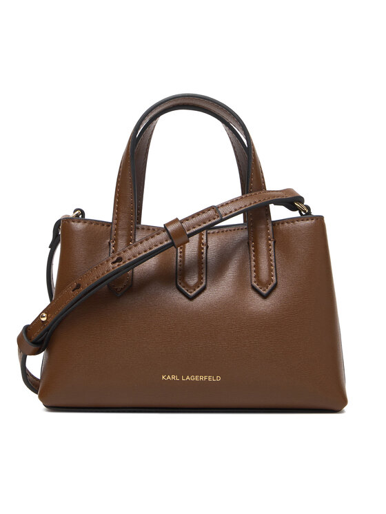 KARL LAGERFELD Ročna torba KARL LAGERFELD B1W32027 Rjava
