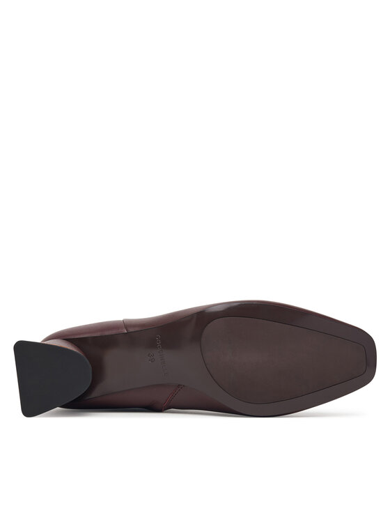Coccinelle Botki Coccinelle C-Everday Smo E4 U1L 11 01 01 Bordowy