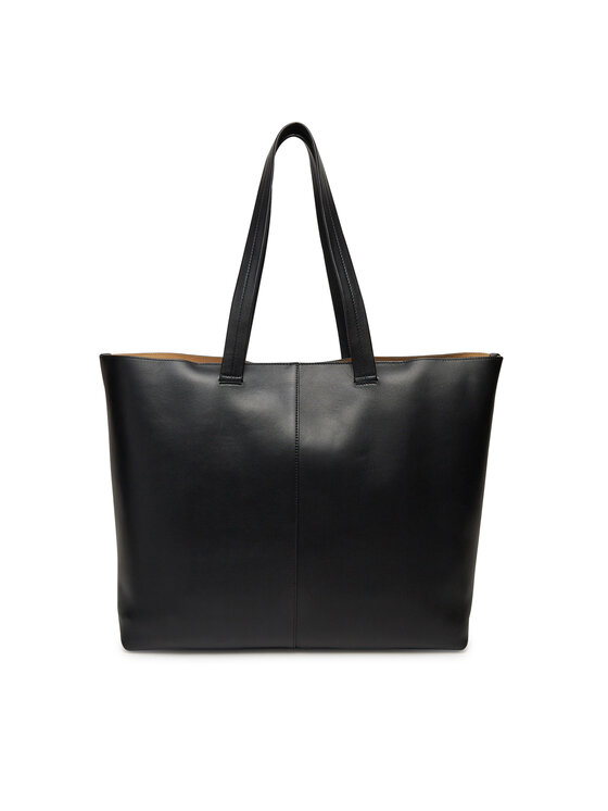 Calvin Klein Сак Calvin Klein Ck Premium Leather E/W Tote Xl K50K512894 Черен