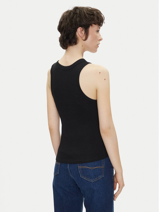 Pepe Jeans Pepe Jeans Топ Marian PL506035 Чорний Slim Fit