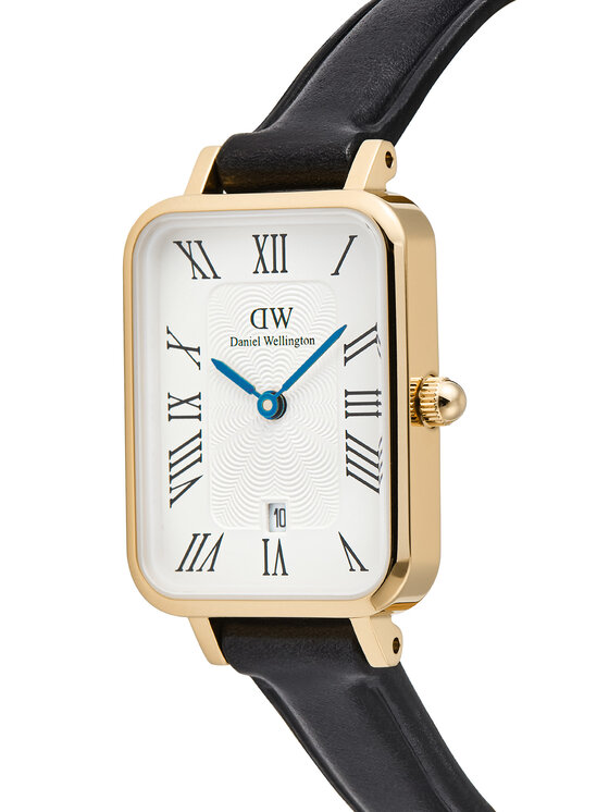 Daniel Wellington Hodinky Daniel Wellington Quadro Roman Numerals Date DW00100865 Čierna