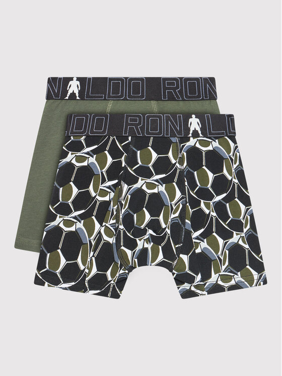 Cristiano Ronaldo CR7 Cristiano Ronaldo CR7 Conjunto de calzoncillos boxer Trunk 2-Pack 8400-51-565 Verde