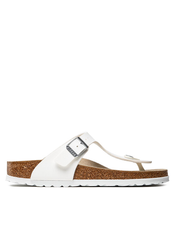 Birkenstock Japonke Birkenstock Gizeh 0043733 Bela