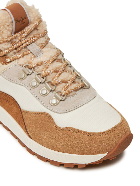 Pepe Jeans Sneakersy Pepe Jeans PLS60018 Béžová