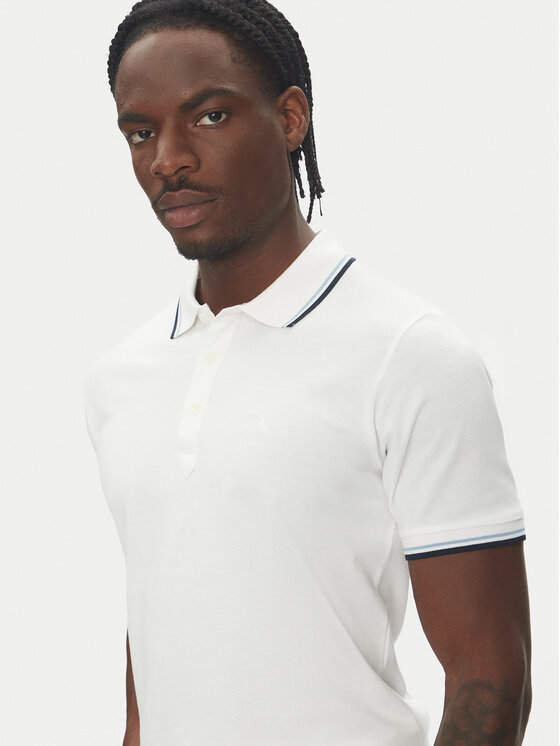 Lindbergh Lindbergh Polo 30-404010 Bijela Relaxed Fit