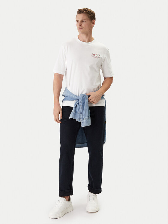 HUGO HUGO Camiseta Nofishix 50554370 Blanco Regular Fit