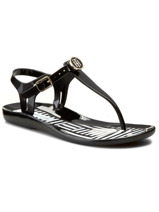 Tommy Hilfiger Čības uz pirksta Tommy Hilfiger Javea 2R FW56820679 Melns