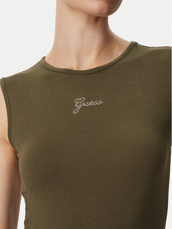 Guess Guess Top W6YP17 K3881 Caqui Regular Fit