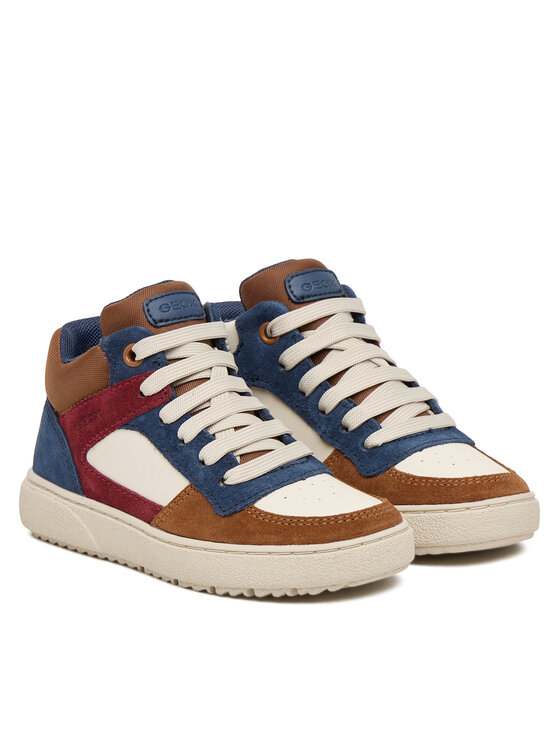 Geox Sneakersy Geox J Theleven J46LDC 05422 C1MD6 M Hnedá