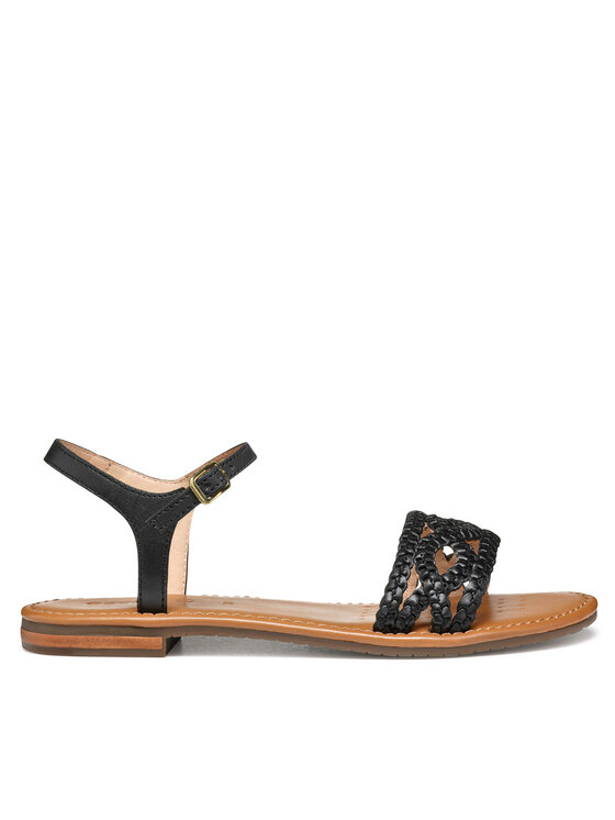 Geox Sandali Geox D Sozy S D55LXA 00081 C9999 Črna