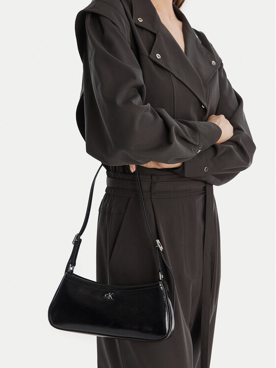 Calvin Klein Τσάντα Calvin Klein Ck Metallic Small Shoulder Bag LV04F3304G Μαύρο