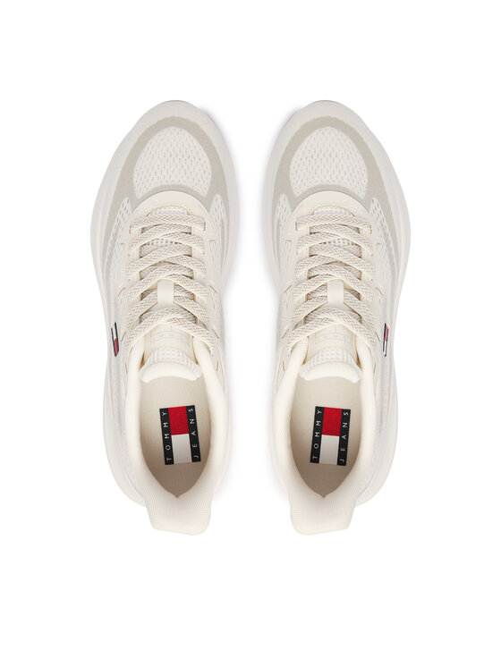 Tommy Jeans Zapatillas Tommy Jeans Runner Knitted EM0EM01713 Écru