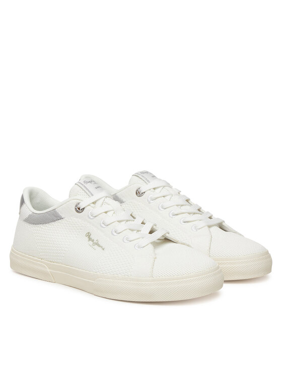 Pepe Jeans Снікерcи Pepe Jeans Kenton Knit PLS31601 Білий