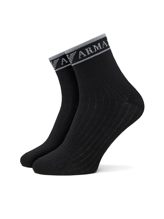 Emporio Armani Короткі шкарпетки Emporio Armani EW000578 AF20514 MC005 Чорний