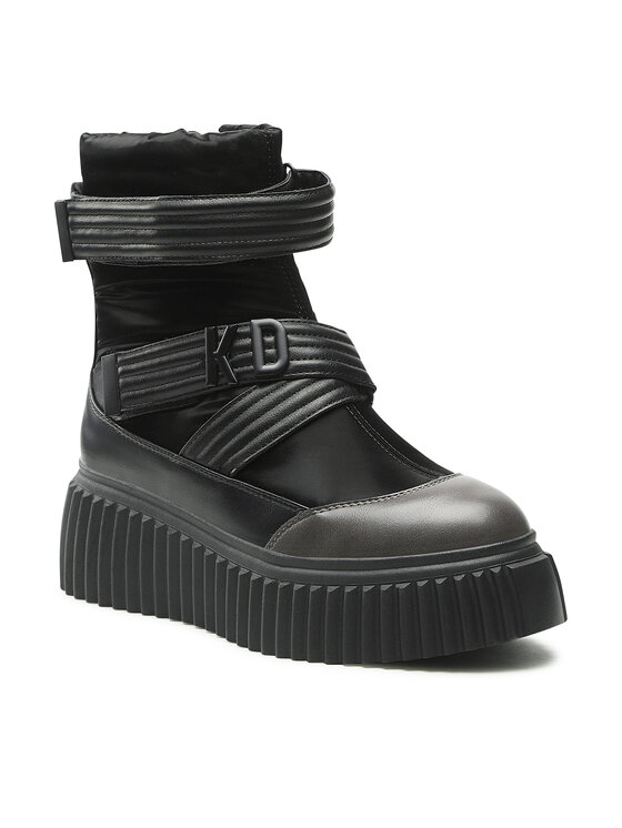 Botki Keddo 828126/18-01E Czarny | Eobuwie.com.pl