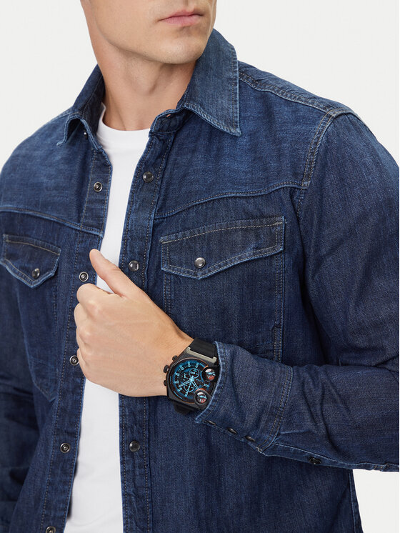 Diesel Годинник Diesel DZ7474 Чорний