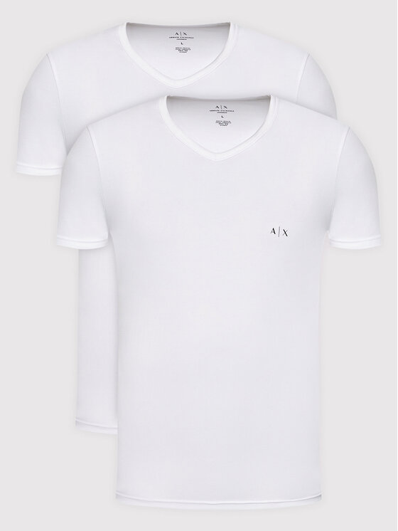 Armani Exchange Armani Exchange Комплект футболок 956004 CC282 04710 Білий Regular Fit