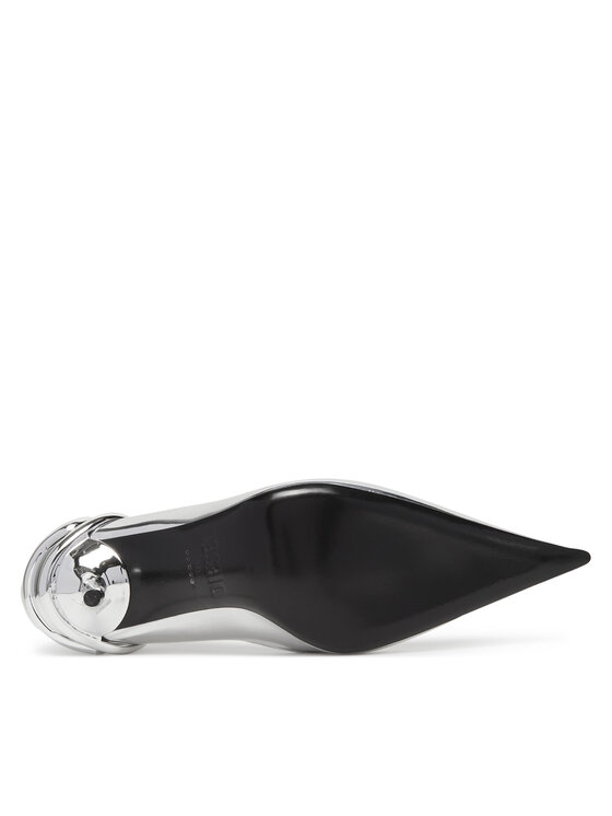 Diesel Туфлі на шпильці Diesel D-Ten&Half P Y03426P1660 Срібний