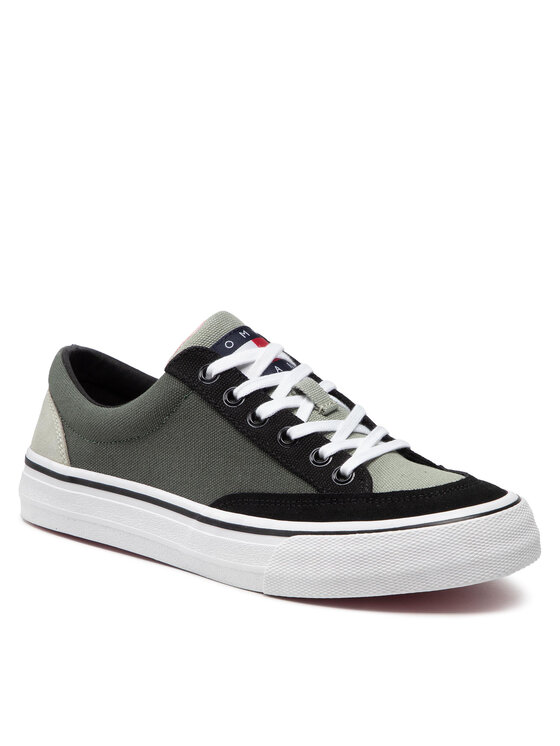 Tommy Jeans Αθλητικά Tommy Jeans Color Block Low EM0EM00979 Πράσινο