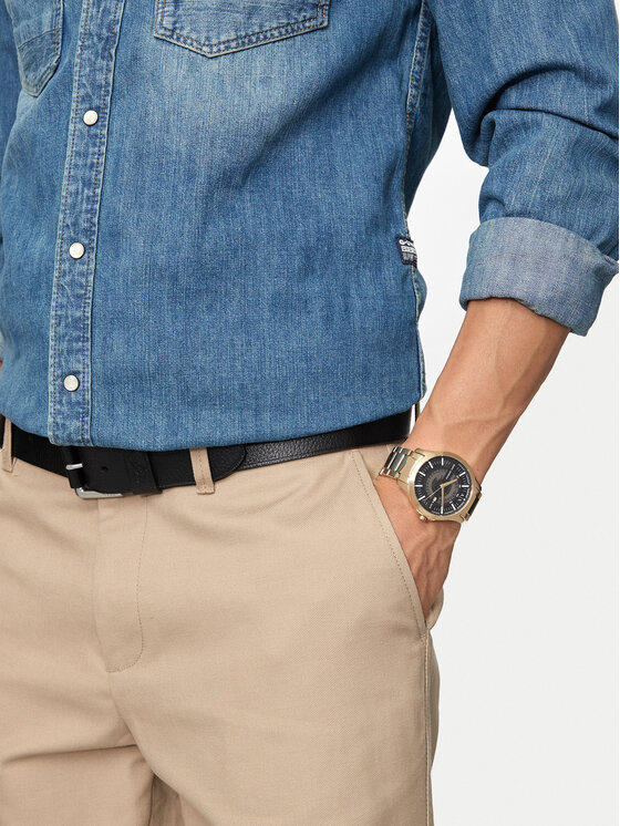 Armani Exchange Годинник Armani Exchange Hampton AX2443 Золотий