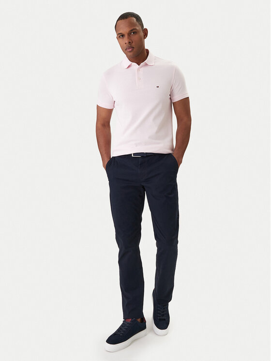 Tommy Hilfiger Tommy Hilfiger Polo 1985 MW0MW17771 Ružičasta Slim Fit