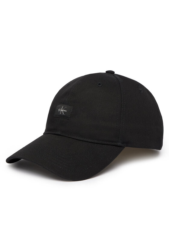 Calvin Klein Cappellino Calvin Klein Monologo Woven Patch Bb Cap LV04D5077G Nero