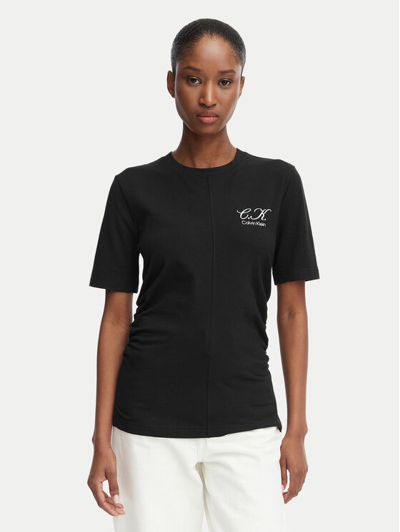 Calvin Klein Jeans Calvin Klein Jeans Camiseta LV047G808G Negro Slim Fit