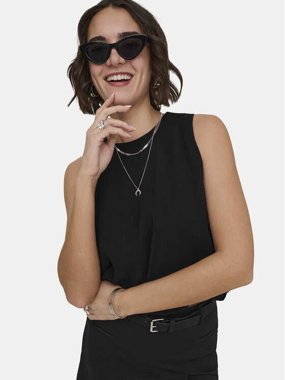 ONLY ONLY Top Aris 15364287 Negro Loose Fit