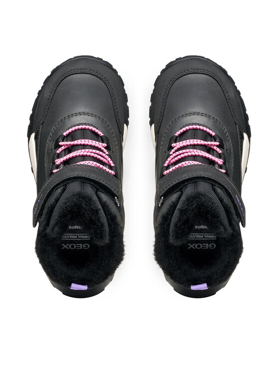 Geox Śniegowce Geox J Trekkyup B Ab J46M7A 0MEMS C9266 S Czarny