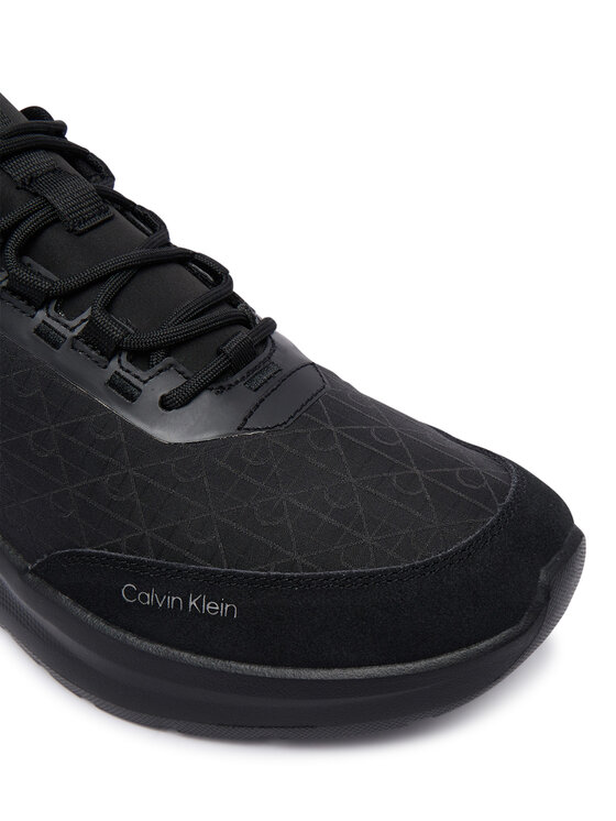 Calvin Klein Zapatillas Calvin Klein Light Eva Runn Laceup Aop HM0HM02343 Negro
