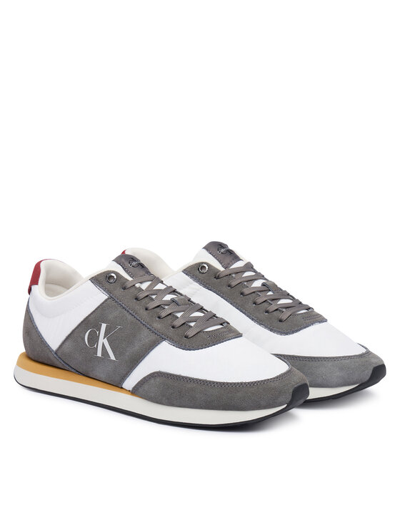 Calvin Klein Sneakers Calvin Klein Retro Runner Band Lth-Su HM0HM02212 Gri