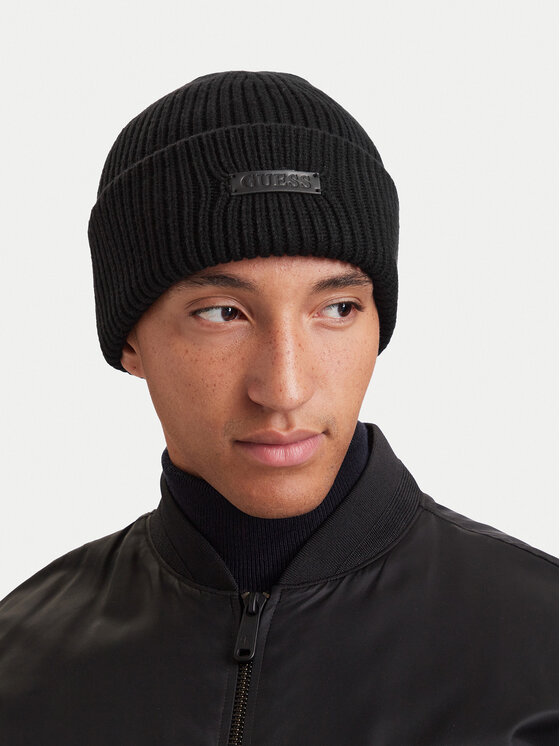 Guess Mütze Guess AM9693 POL01 Schwarz