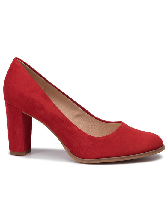 Clarks Туфлі Clarks Kaylin Cara 261465474 Червоний
