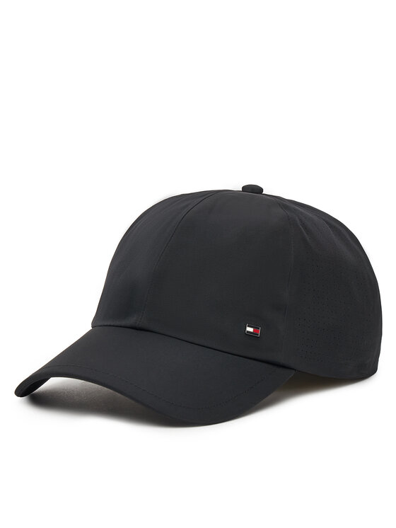 Tommy Hilfiger Kapa s šiltom Tommy Hilfiger Corp Perforated 6 Panel AM0AM13429 Črna