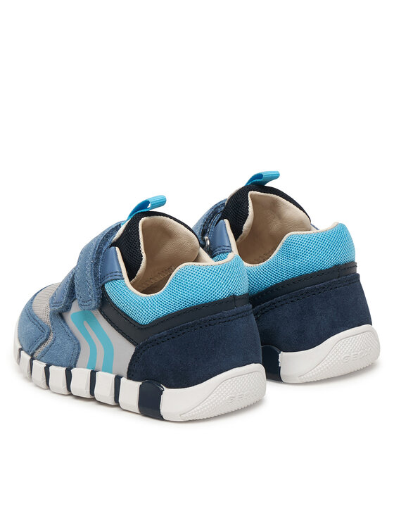 Geox Sneakers Geox B Iupidoo Boy B3555D 02214 C4S1L Albastru