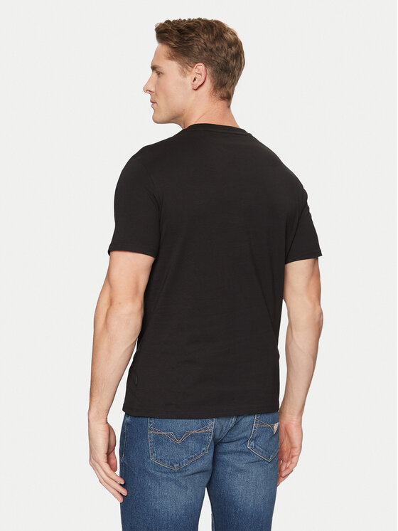 Guess Jeans Guess Jeans Majica M5RI80 K8HM0 Črna Slim Fit