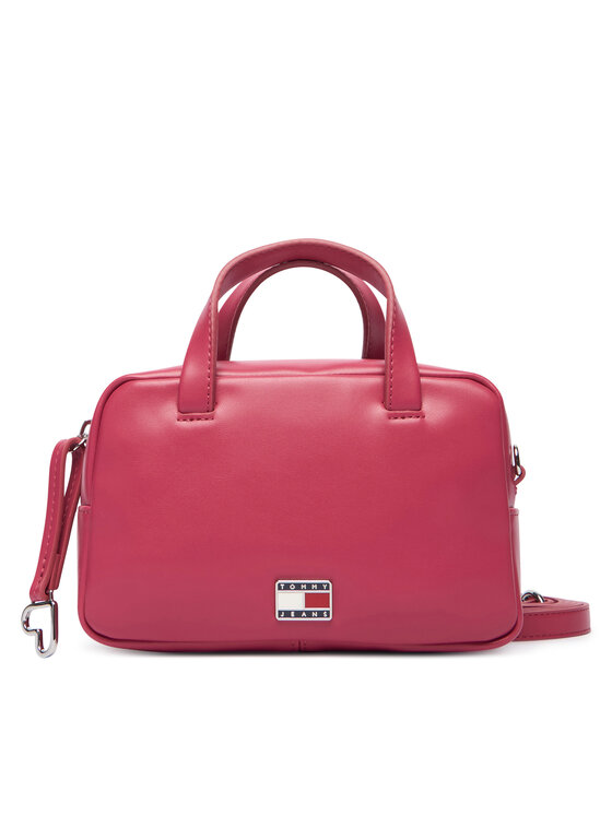 Tommy Jeans Дамска чанта Tommy Jeans Tjw City Trunk Crossover AW0AW18084 Червен