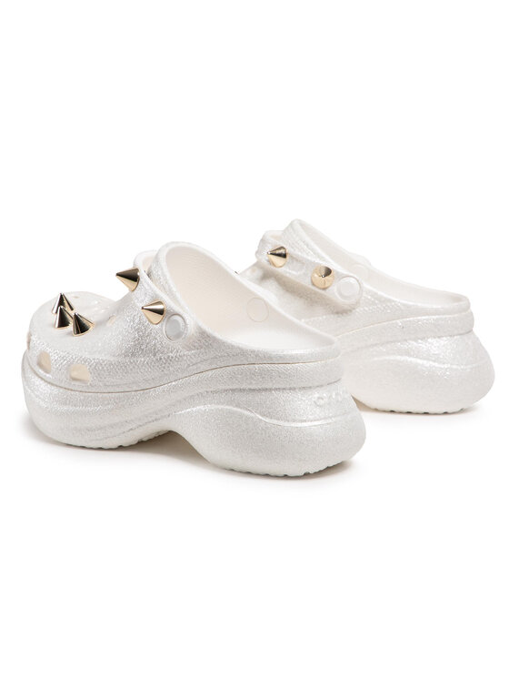 Crocs Ciabatte Crocs Classic Bae Glitter Stud Cg W 206783 Bianco