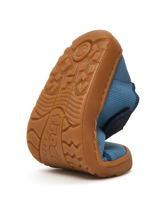 Froddo Тапочки Froddo Barefoot Canvas T-Bar G1700439-1 D Голубий
