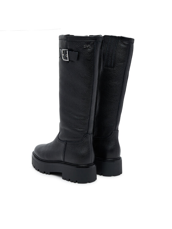KARL LAGERFELD Чоботи KARL LAGERFELD Burly Biker KL43490W Чорний