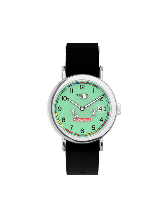 Timex Laikrodis Timex Timex x Monopoly Weekender TW2Y47000 Juoda