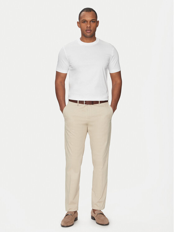 BOSS BOSS Póló H-Tessler 17 50523931 Fehér Slim Fit