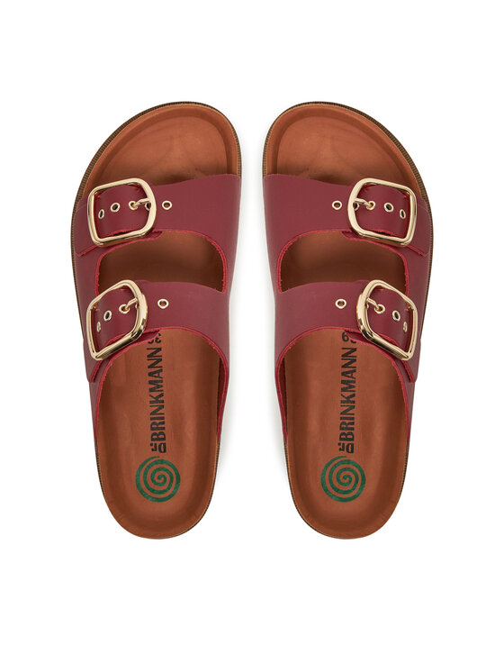 Dr. Brinkmann Klapki Dr. Brinkmann 700680-04 Bordowy