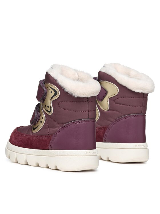 Geox Čižmy Geox B Willaboom Girl B A B365AA 0FU22 C8290 M Fialová