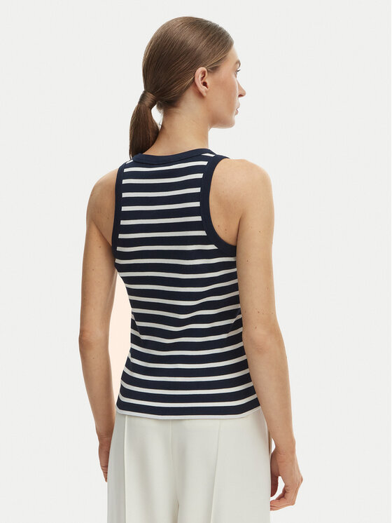 Tommy Hilfiger Tommy Hilfiger Top WW0WW49251 Azul marino Slim Fit