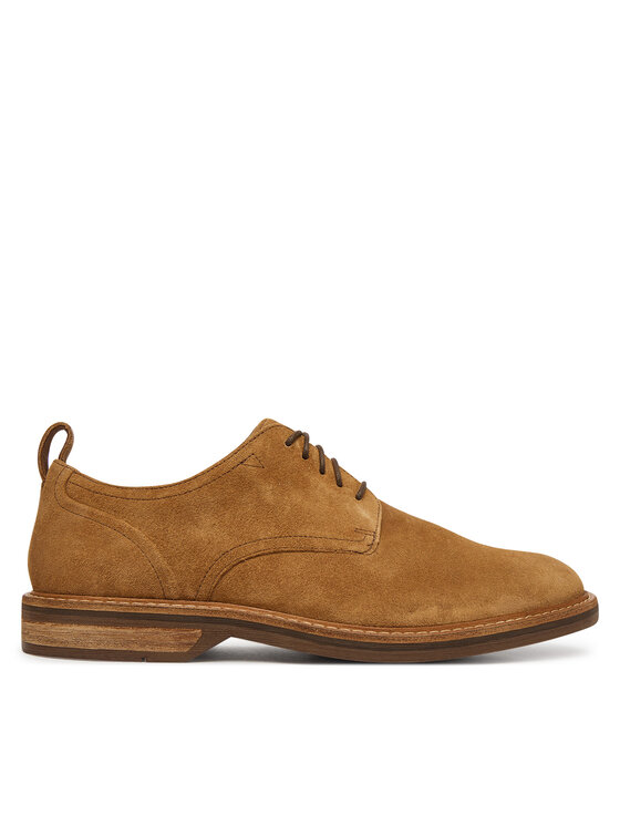 Clarks Туфлі Clarks Aldwin Lace 26186448 Коричневий